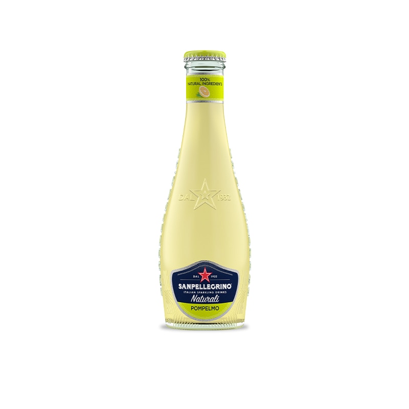 Sanpellegrino Pompelmo Naturali glass front
