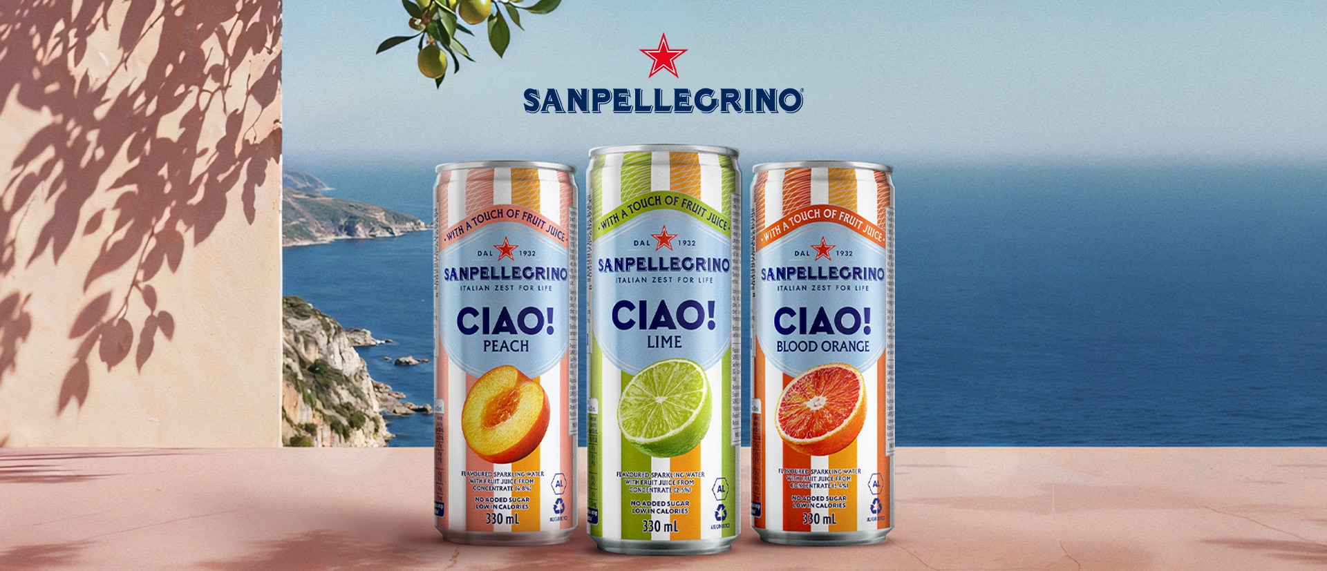 sanpellegrino ciao au campaign landing header