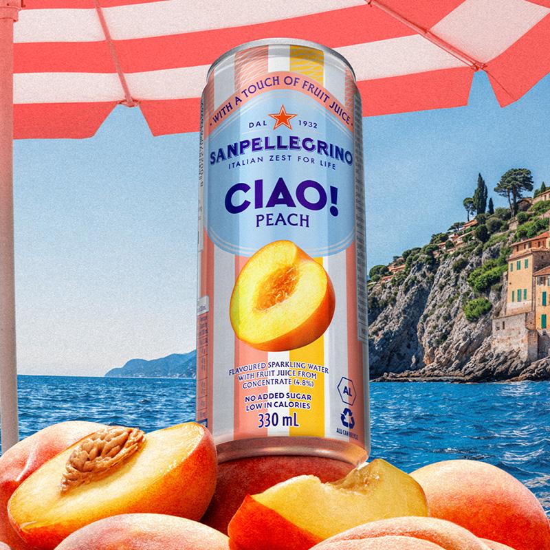 sanpellegrino ciao au product detail page peach main image