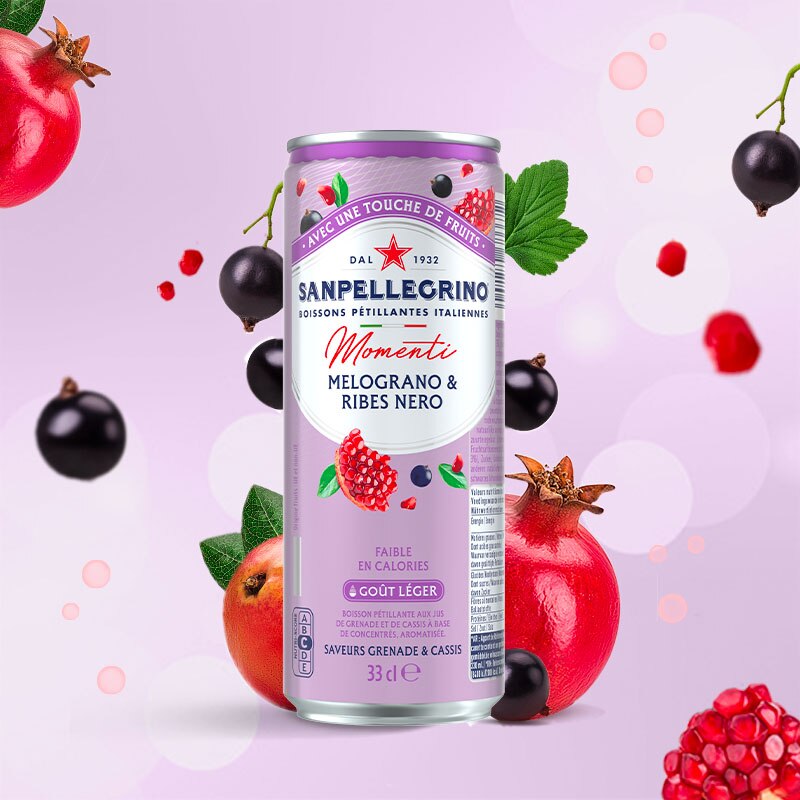 Momenti Melograno e Ribes nero canette 330 ml main image