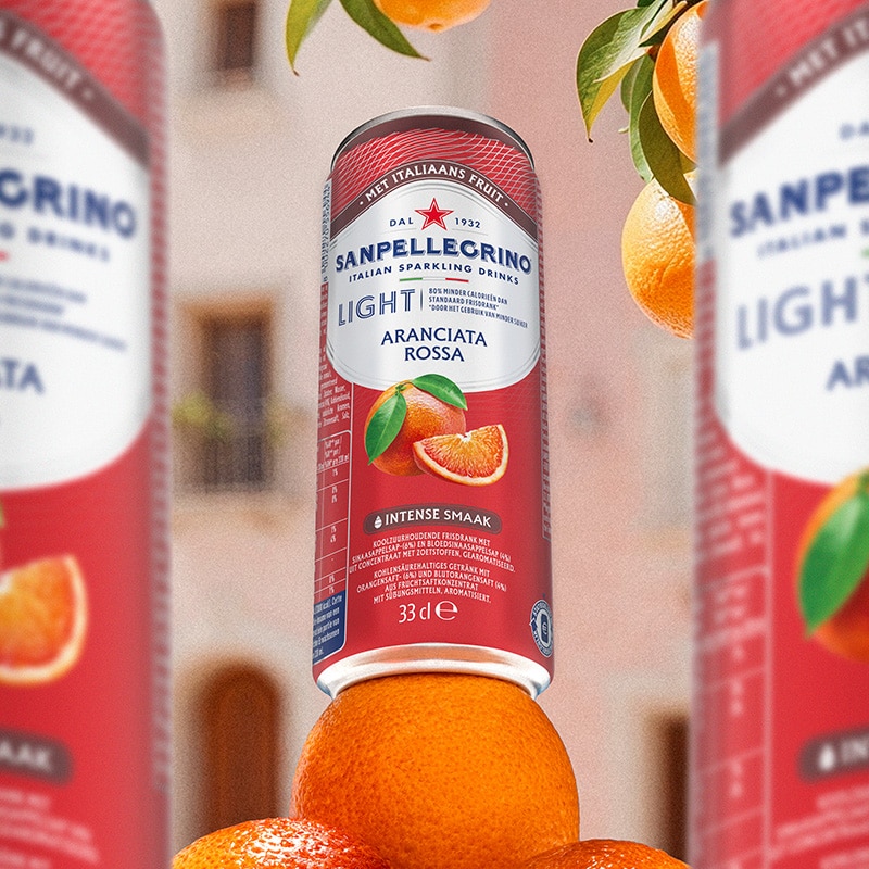 sanpellegrino light product detail page aranciata rossa main image beNL