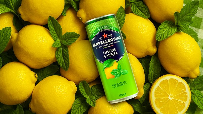Limone menta blikje 330 ml thumbnail