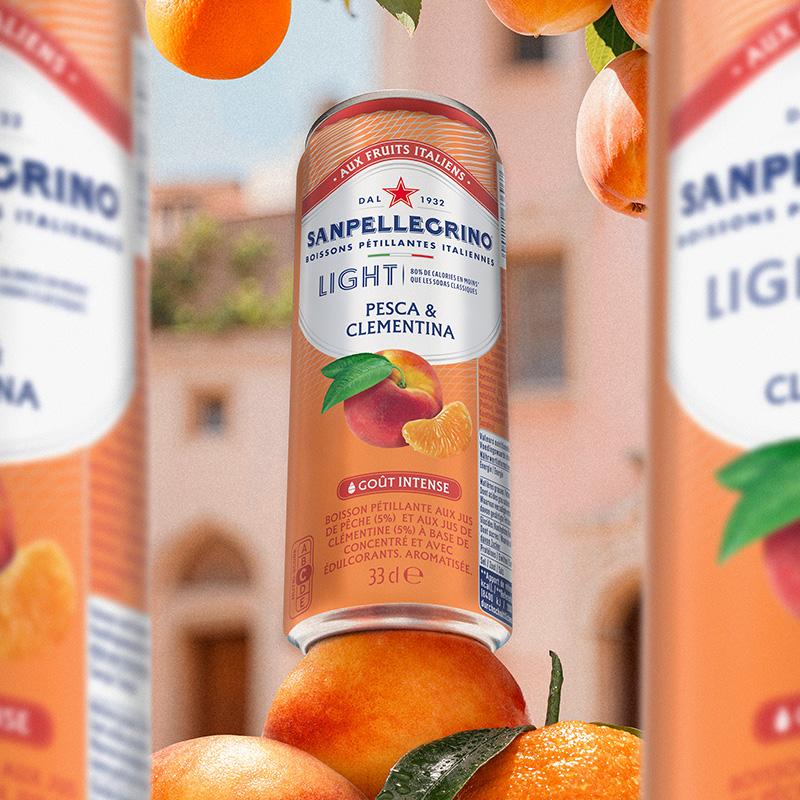 sanpellegrino light product detail page pesca clementina main image beFR