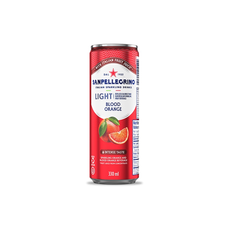 sanpellegrino blood orange Light can gallery