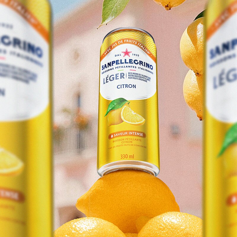 sanpellegrino lemonade Leger can main image