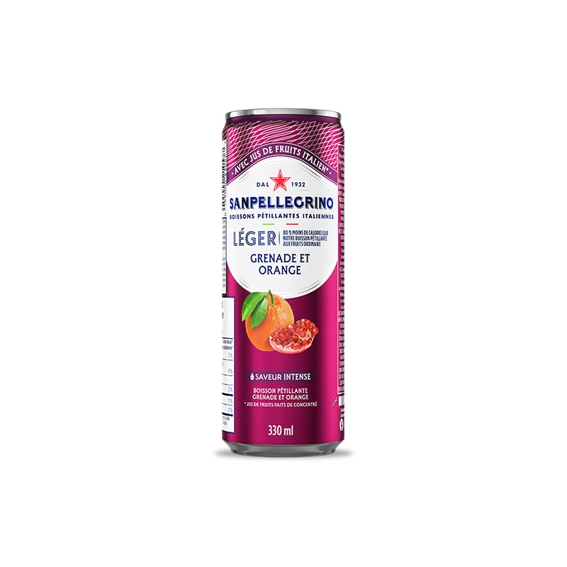 sanpellegrino pomegranate orange Leger can gallery