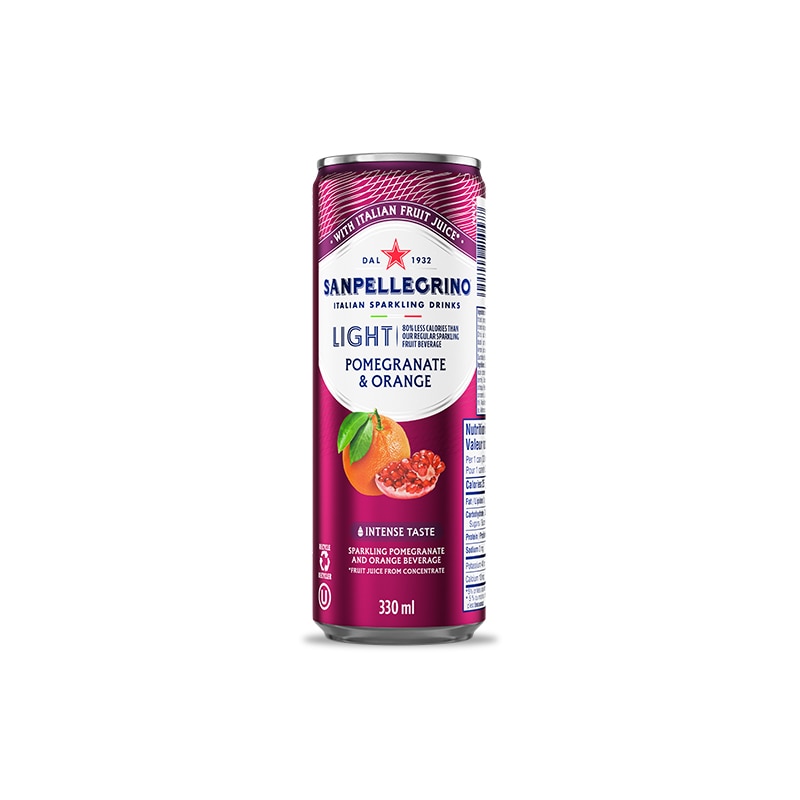sanpellegrino pomegranate orange Light can gallery