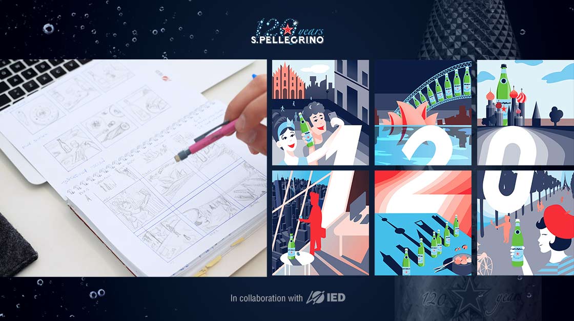 S.Pellegrino et le projet collaboratif 120 ans - jeunes talents IED