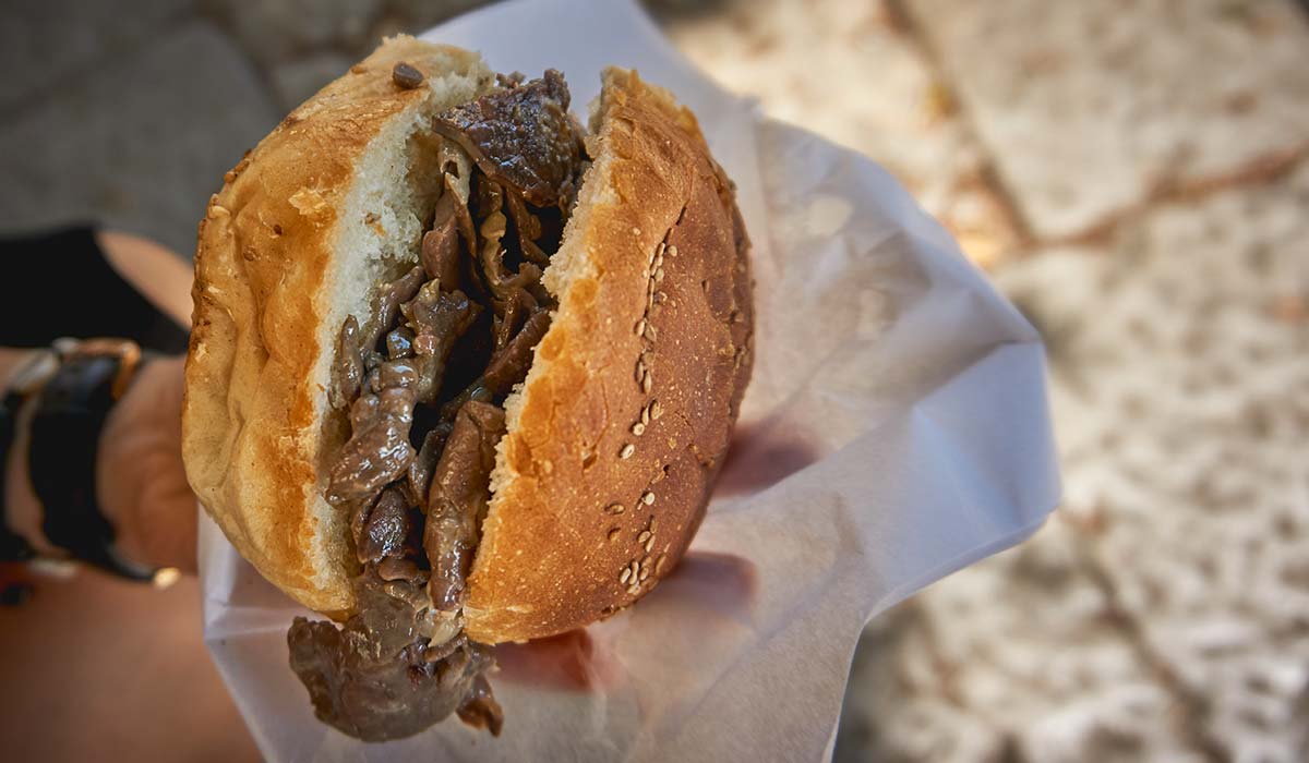 Pani Ca Meusa from Palermo