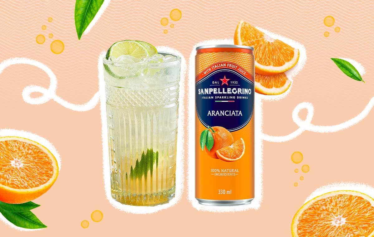 After Orange cocktail avec Aranciata Sanpellegrino thumb