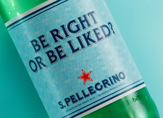 Sanpellegrino Spark - Be right or be liked