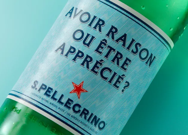 Sanpellegrino Spark - Avoir raison