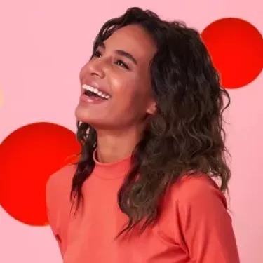 Girl smiling