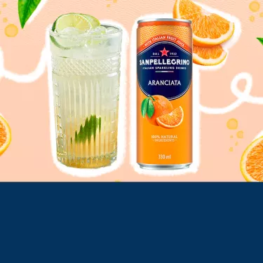 gingermore mocktail avec sanpellegrino aranciata