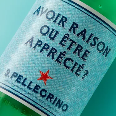 Sanpellegrino Spark - Avoir raison