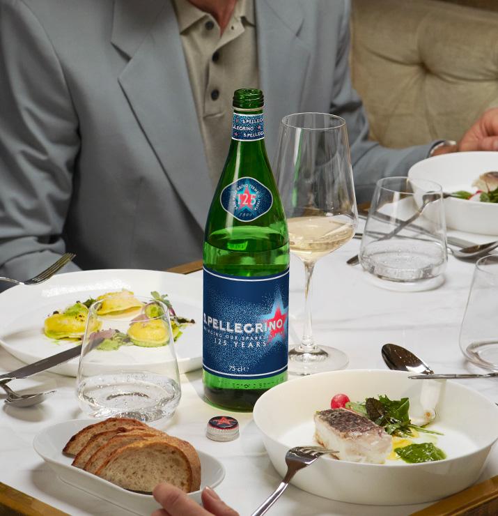 S.Pellegrino special bottle of water for 125th anniversary