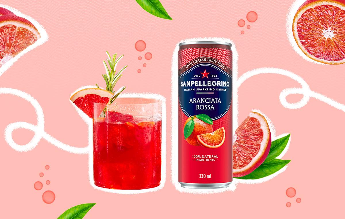 Rossa fizz cocktail avec aranciata rossa thumb