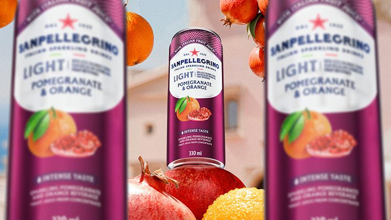 sanpellegrino pomegranate orange Light can thumb
