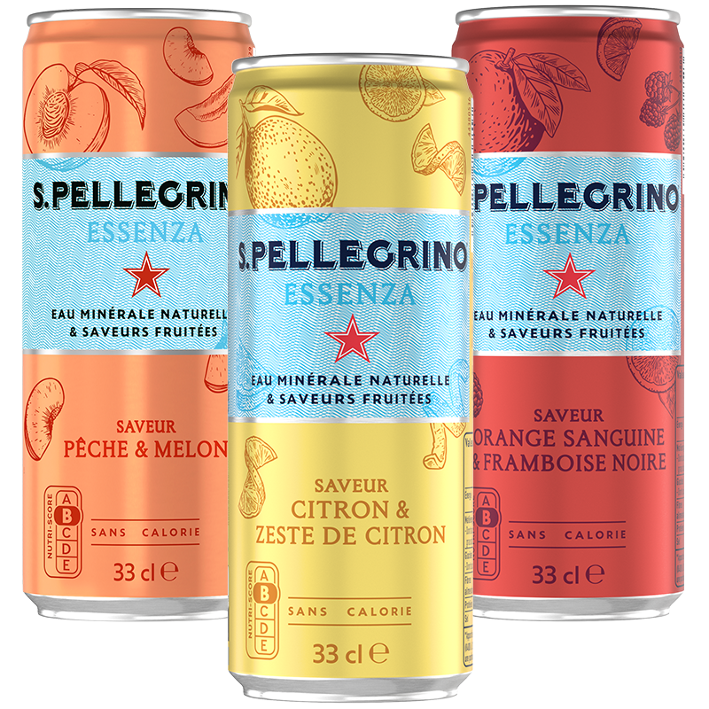 S.Pellegrino Essenza canettes