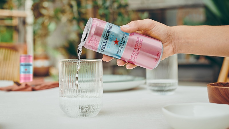 S.Pellegrino Essenza, saveur Pamplemousse Rose et Agrumes
