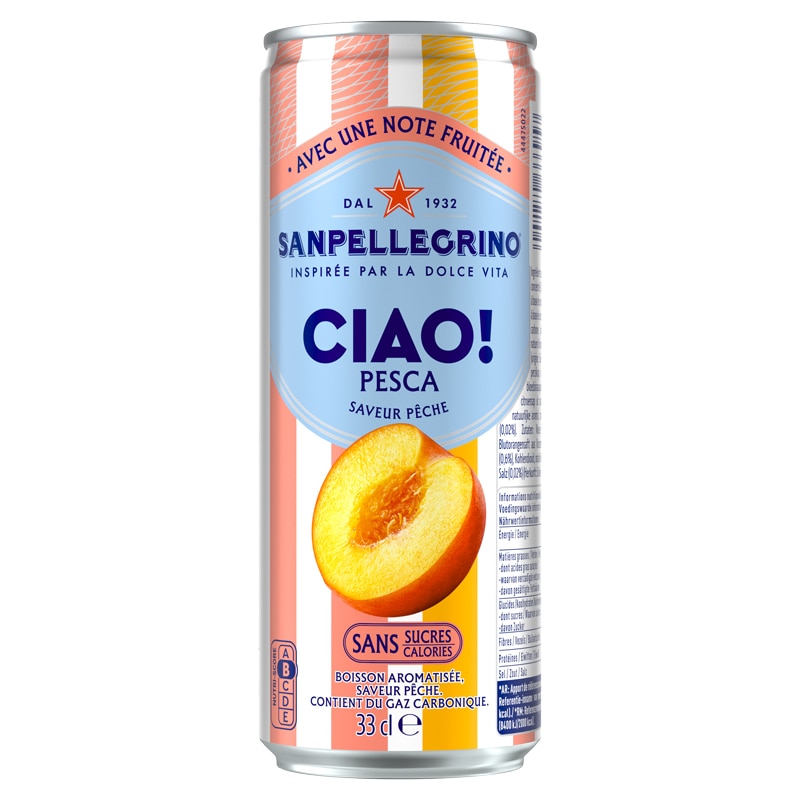 sanpellegrino ciao product detail page peach gallery image 1 FR