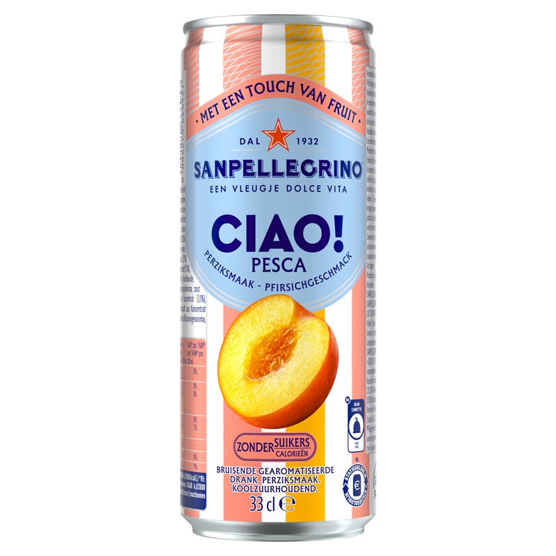 sanpellegrino ciao product detail page peach gallery image 1 NL