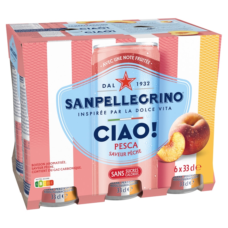 sanpellegrino ciao product detail page peach gallery image 2 FR