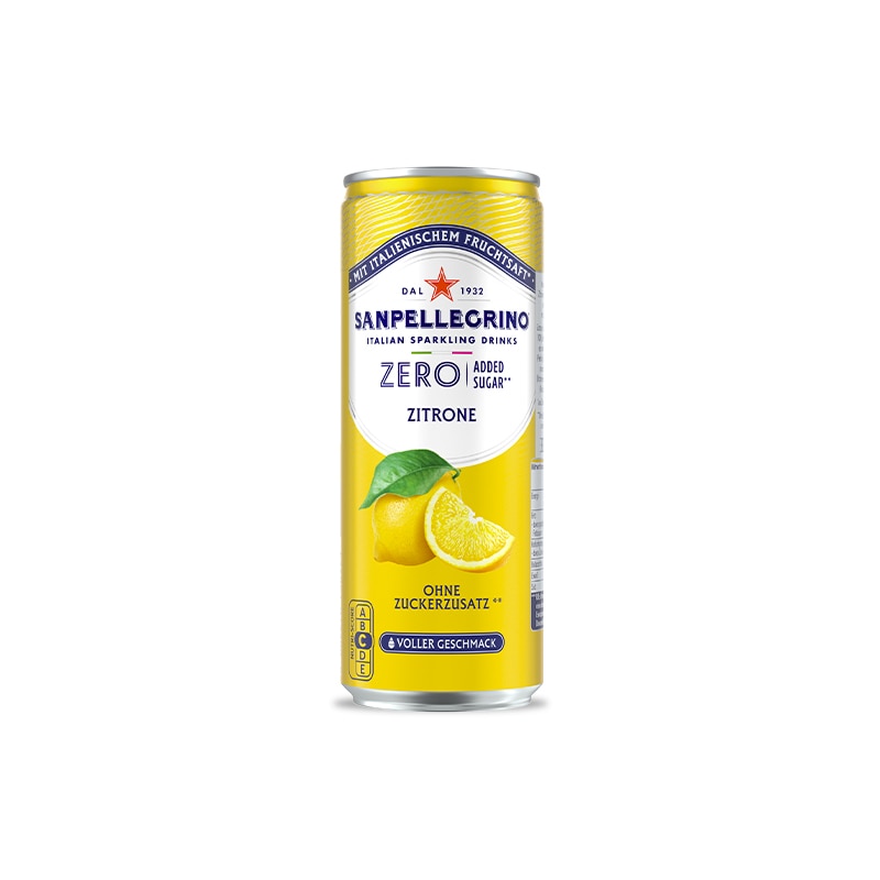 sanpellegrino zero zitrone dose