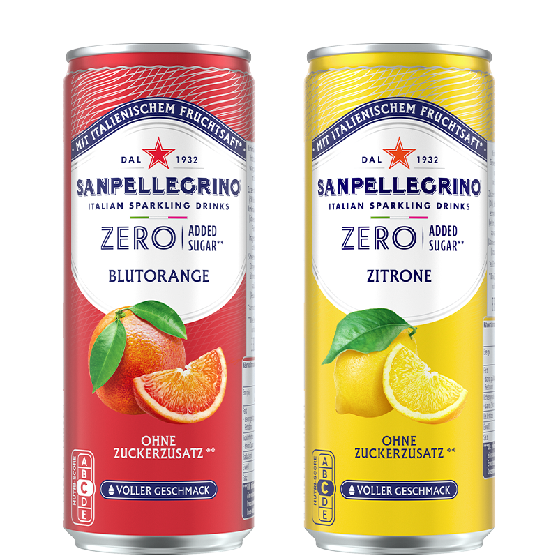Sanpellegrino Zero cans
