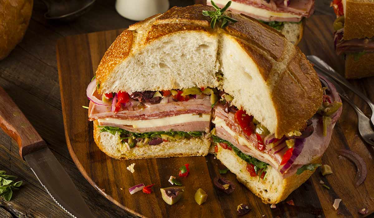 Muffuletta-Sandwich