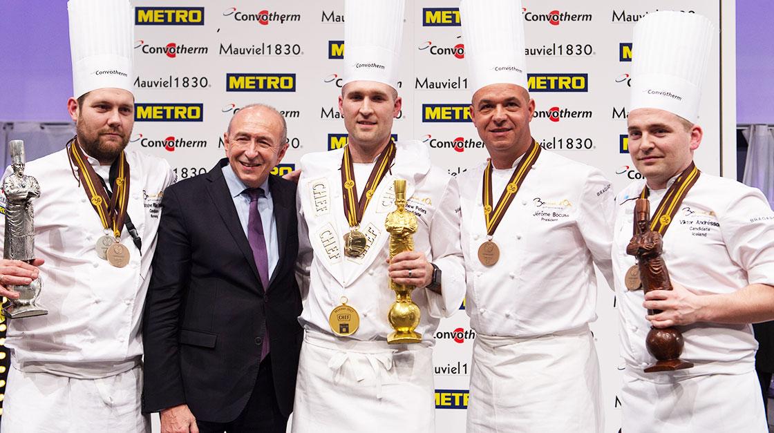 Sanpellegrino_post_podio.jpg Bocuse D’Or 2017 Gewinnerteam USA mit Küchenchef Mathew Peters
