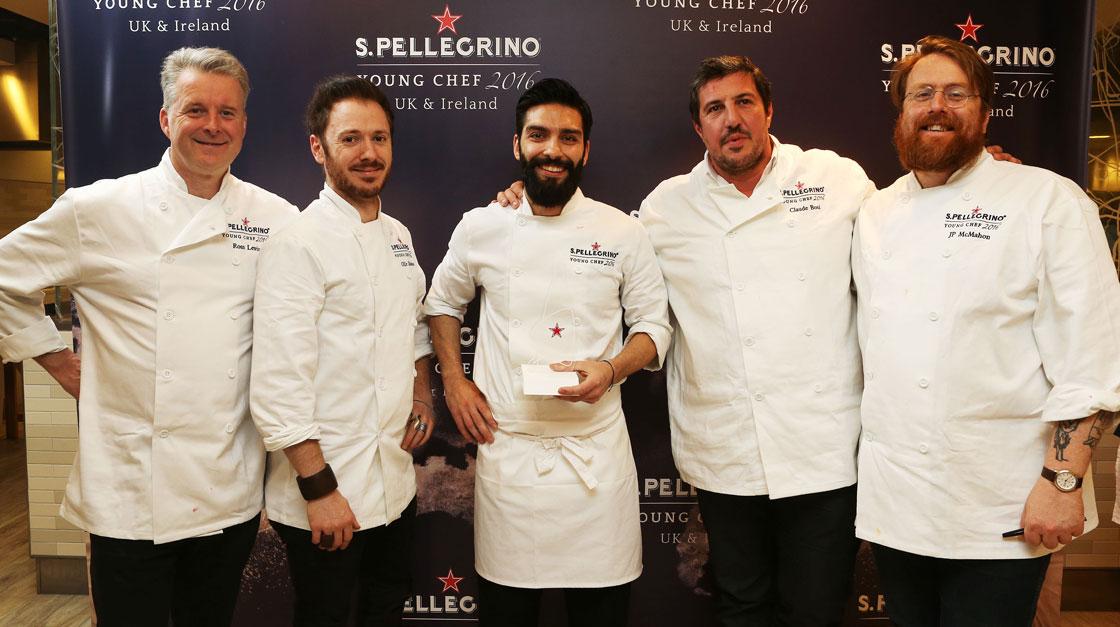 UK-and-Ireland-judges-with-winner_Post.jpg S.Pellegrino Young Chef England und Irland 2016