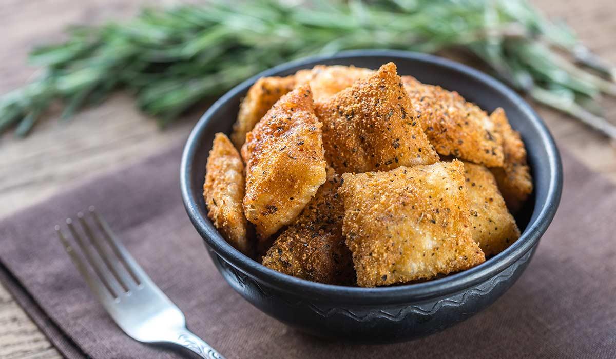 Frittierte Ravioli