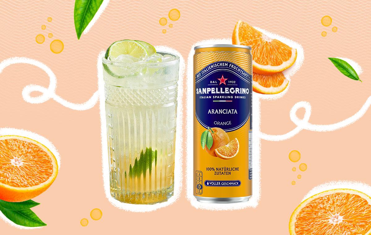 After Orange cocktail with Aranciata Sanpellegrino thumb