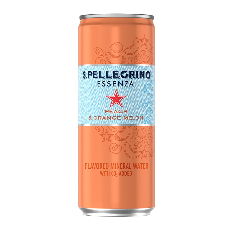 S.Pellegrino Essenza Fersken &amp; Melon dåse 33 cl