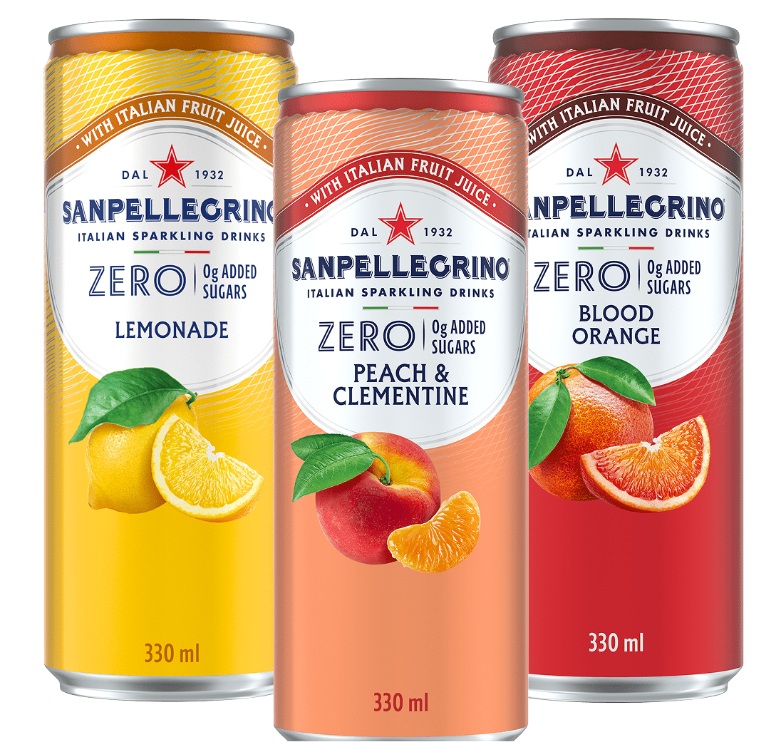 Sanpellegrino®Zero – nul gram tilsat sukker-group