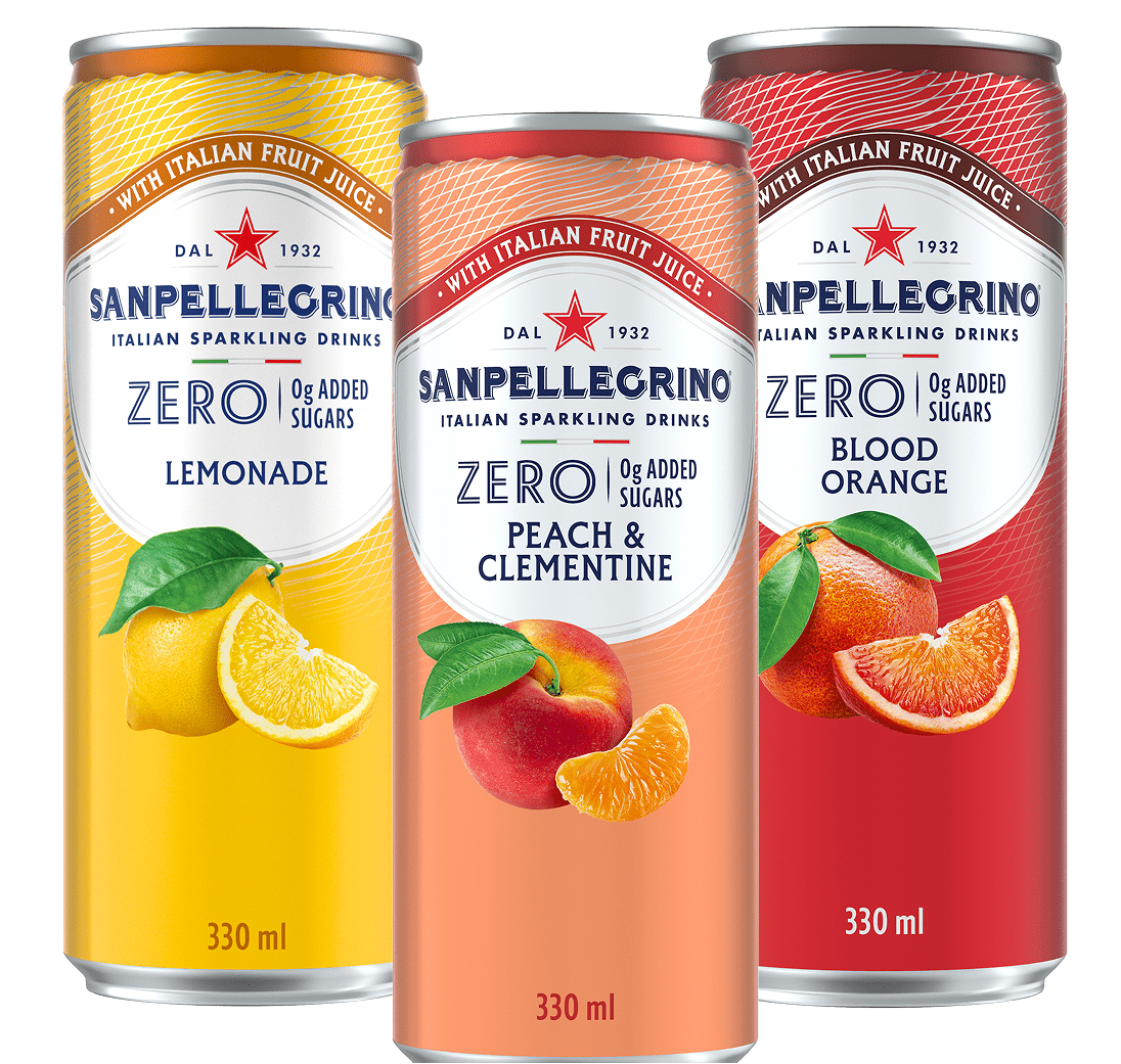 Sanpellegrino®Zero – nul gram tilsat sukker-group