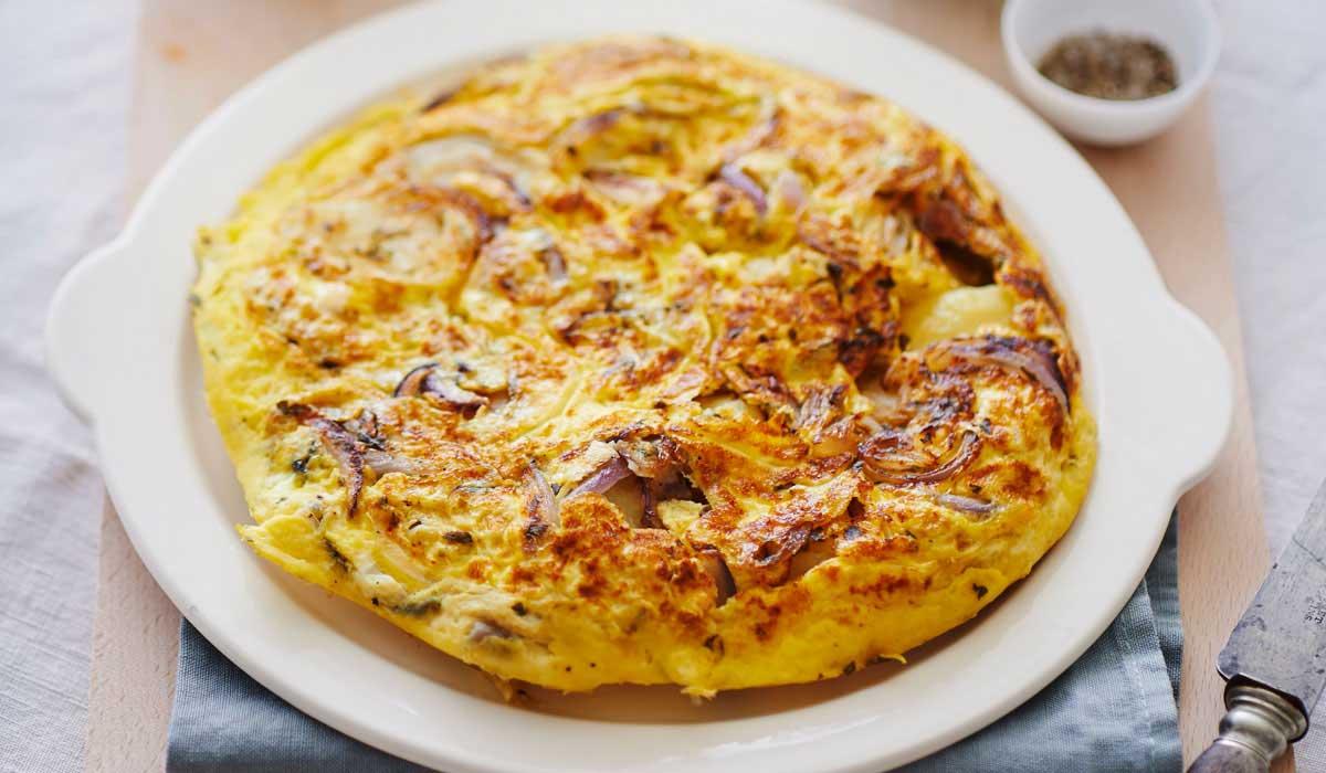 FRITTATA DE CEBOLLAS