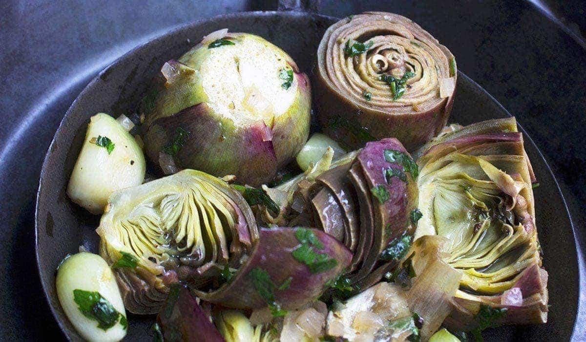 Receta original de Carciofi alla romana