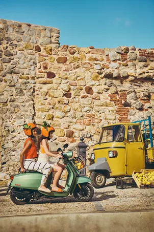 vacaciones en el sur de Italia en motocicleta