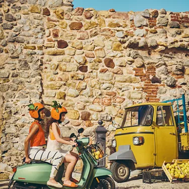 vacaciones en el sur de Italia en motocicleta