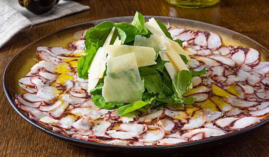 Carpaccio de pulpo