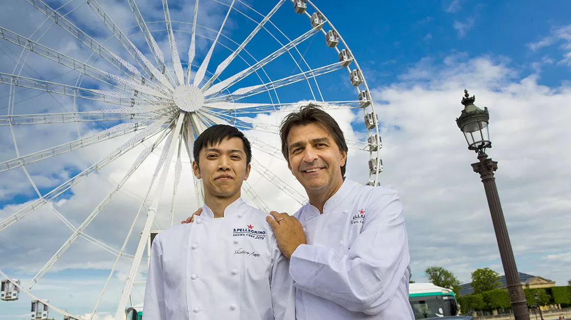 El menú consistió en platos firmados por Shintaro Awa y su mentor Yannick Alléno