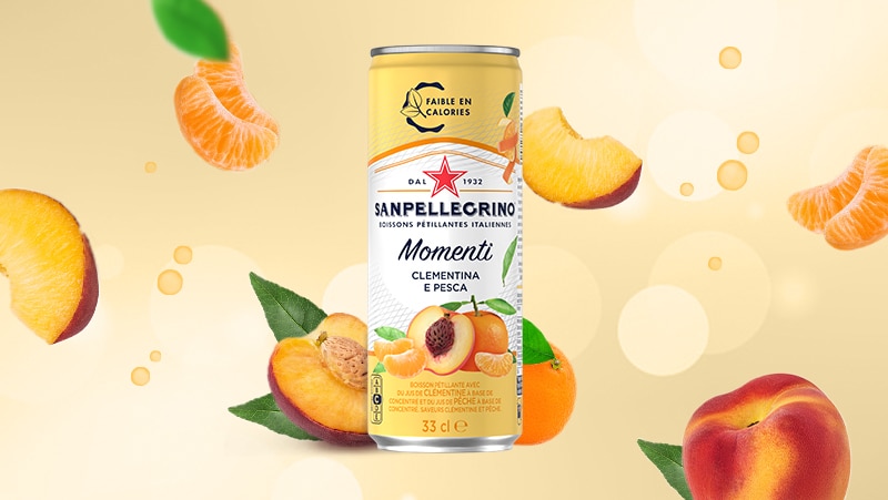 sanpellegrino clementina e pesca