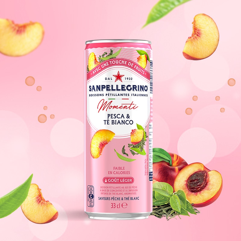 te bianco pesca canette 33 cl main