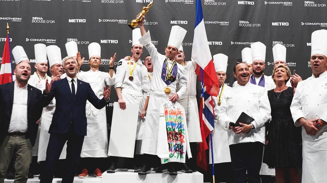 La France, menée par le chef Davy Tissot, sacrée Bocuse d’Or 2021