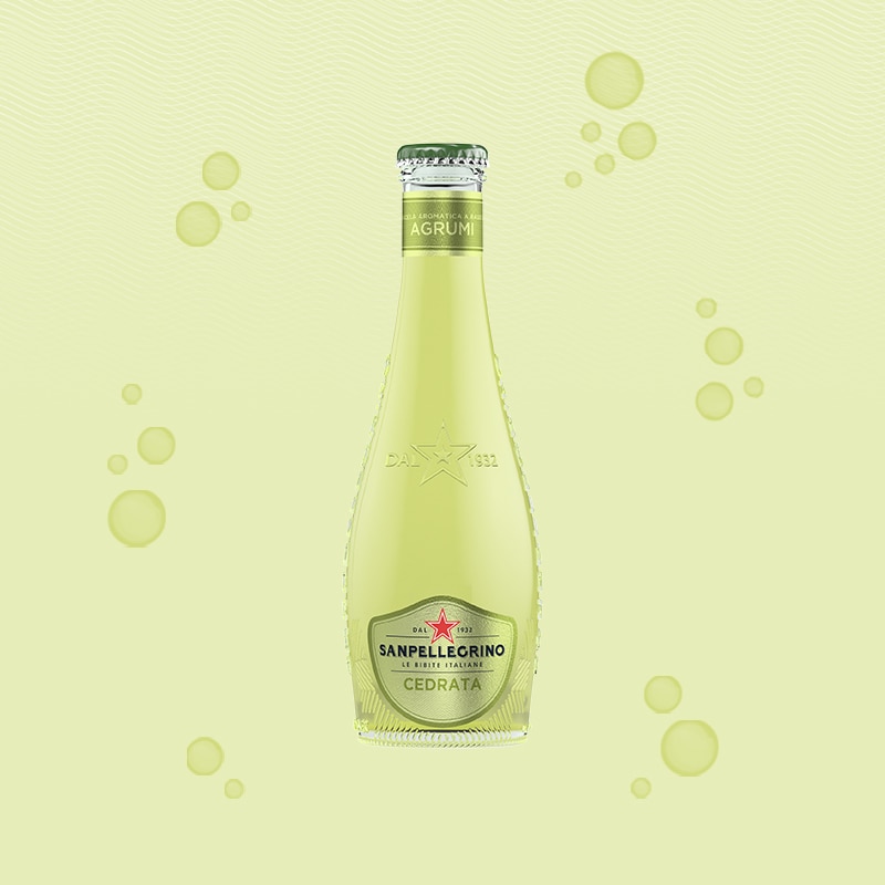 Sanpellegrino Cedrata glass