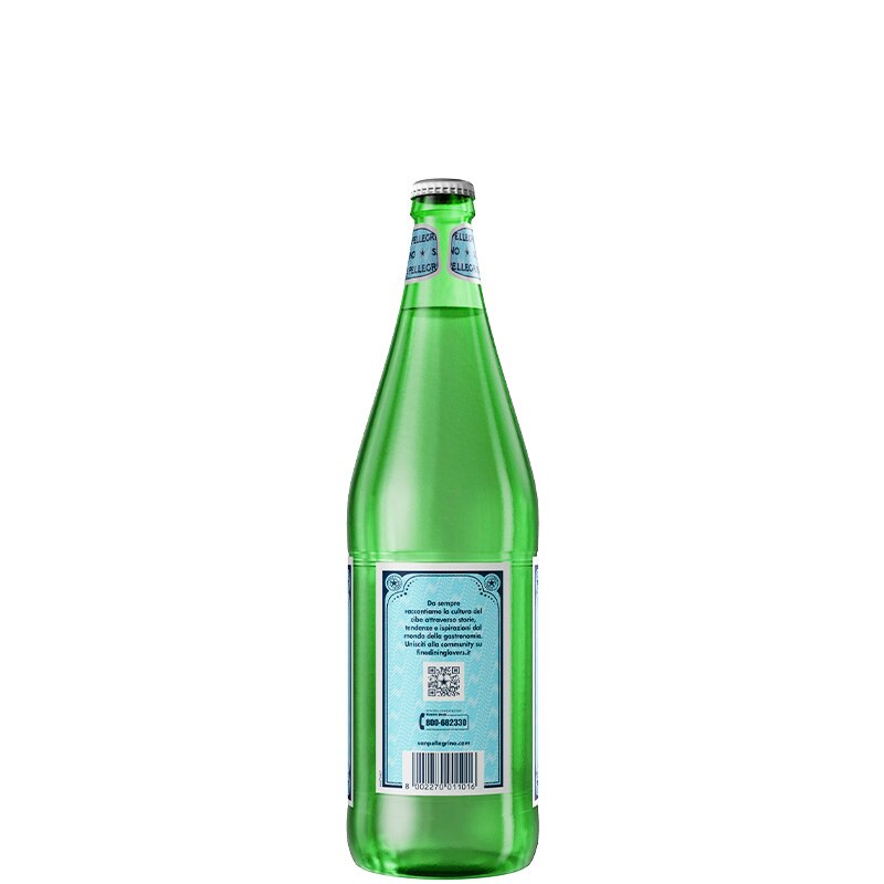 sanpellegrino italia water glass 1L back