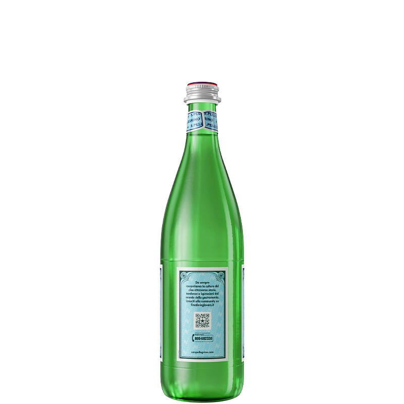 sanpellegrino italia water glass 75 cl back