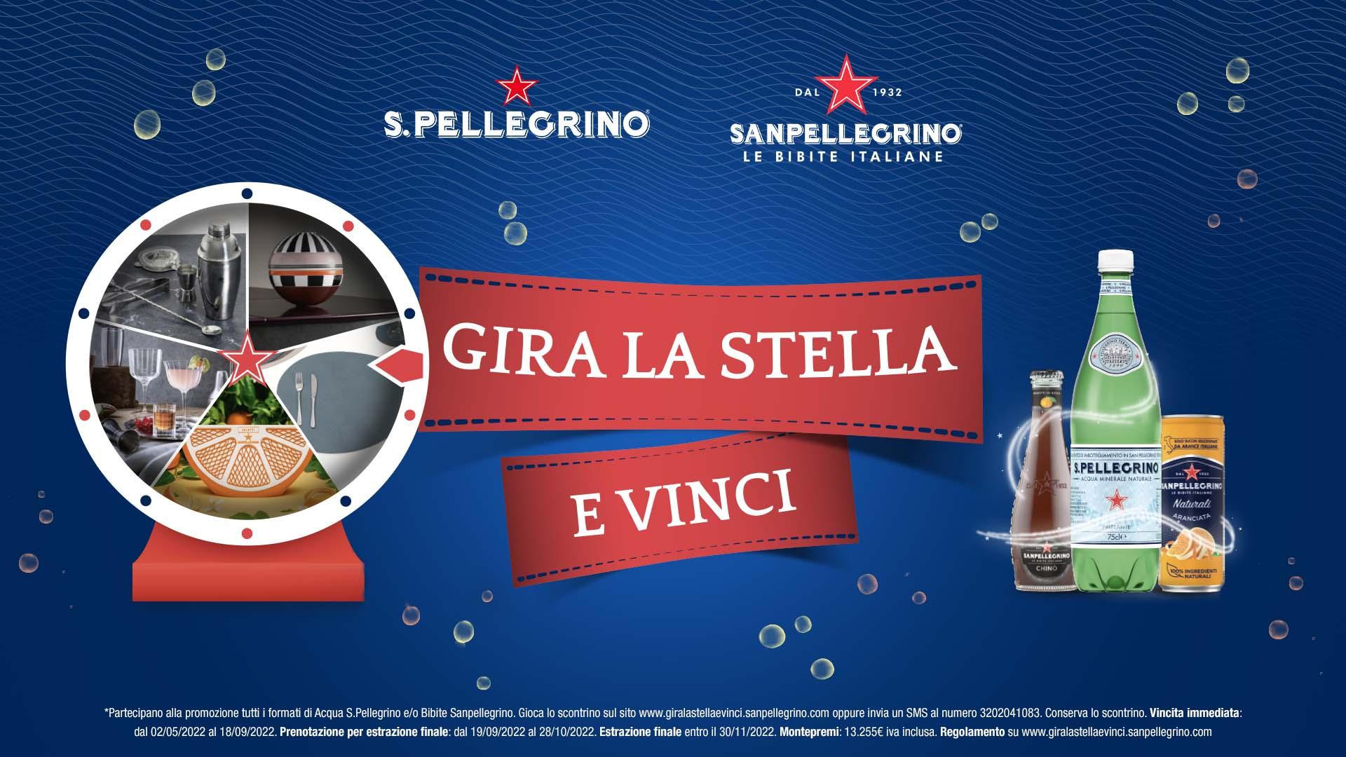 Gira la stella e vinci con S.Pellegrino e Bibite Sanpellegrino